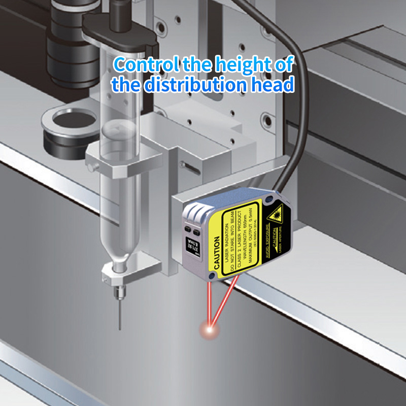 OLED digital display laserfortrængningssensor